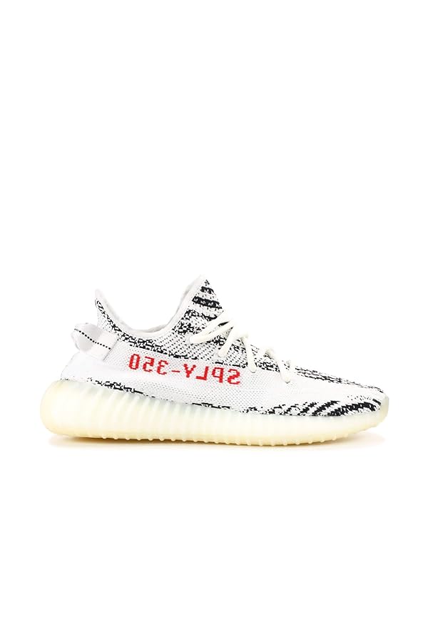Amazon.com | adidas Mens Yeezy Boost 350 V2 Zebra White
